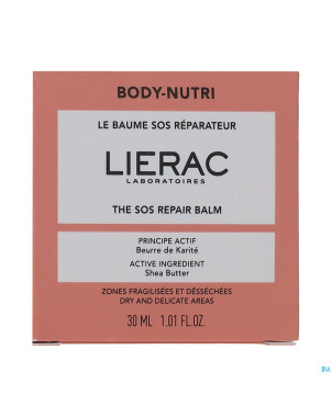 Lierac body nutri le baume sos reparateur pot 30ml