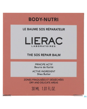 Lierac body nutri le baume sos reparateur pot 30ml