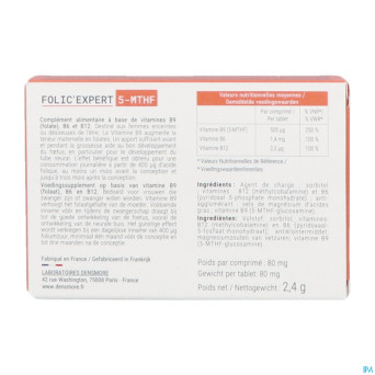 Folic'expert comp 30