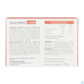 Folic'expert comp 90