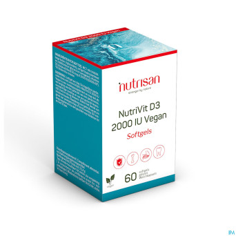 Nutrivit d3 2000 iu vegan softgels 60
