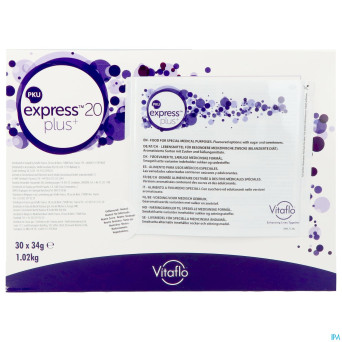 Pku express plus 20 non aromatise    30x34g