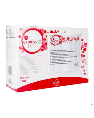 Tyr express plus 20 non aromatise    30x34g