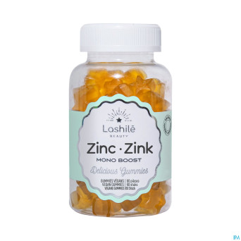 Lashile beauty zinc mono boost gommes 60