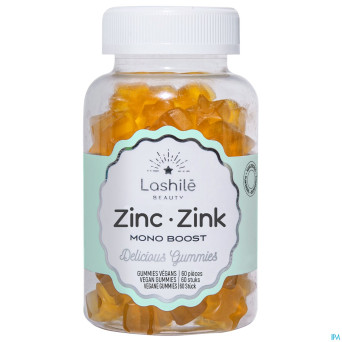 Lashile beauty zinc mono boost gommes 60