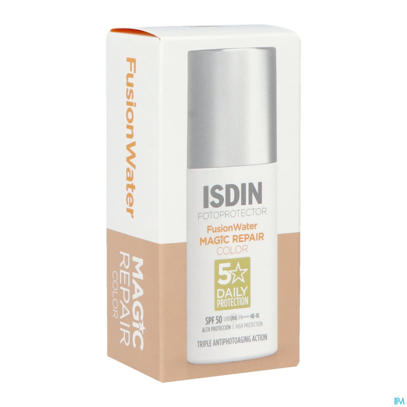 Isdin fotoprotector fus.water magic rep.color 50ml
