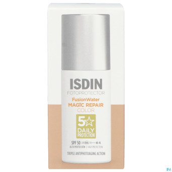 Isdin fotoprotector fus.water magic rep.color 50ml
