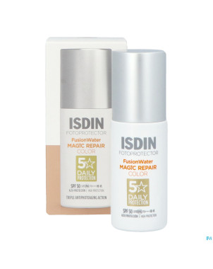 Isdin fotoprotector fus.water magic rep.color 50ml