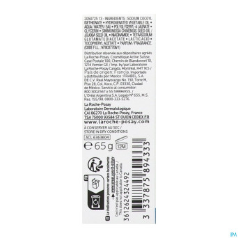 Lrp effaclar derm foaming bar inter 65g