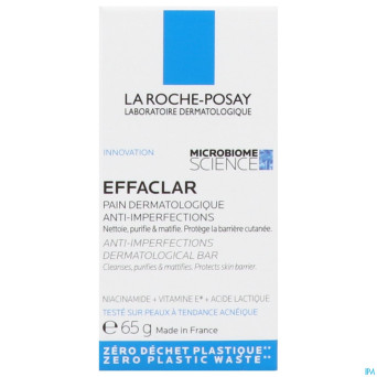 Lrp effaclar derm foaming bar inter 65g