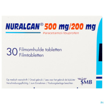 Nuralgan 500mg/200mg comp pell 30