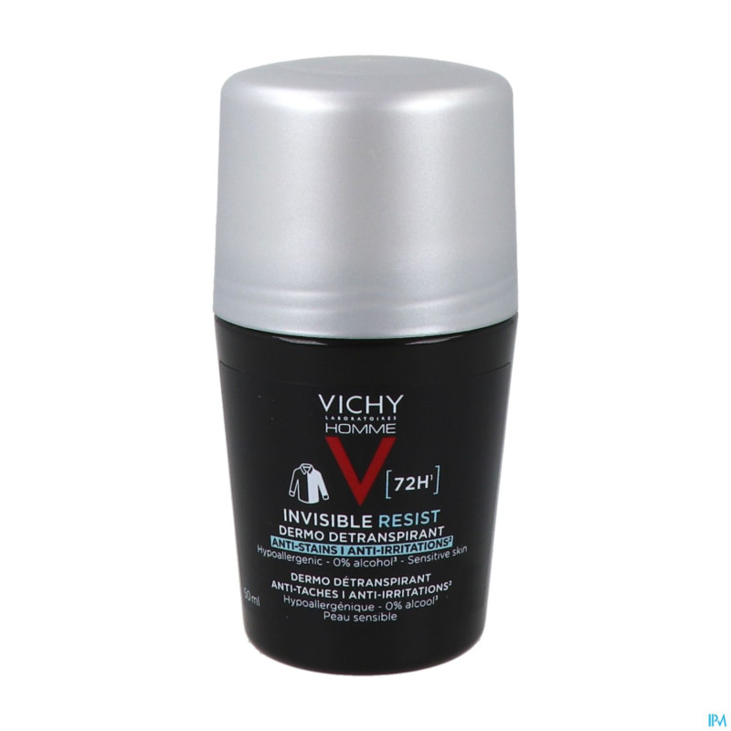 Vichy homme 72h invisible resist deo roll 50ml