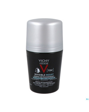 Vichy homme 72h invisible resist deo roll 50ml