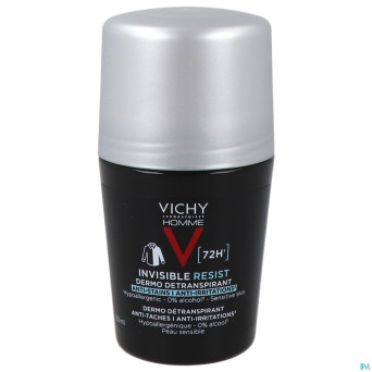 Vichy homme 72h invisible resist deo roll 50ml