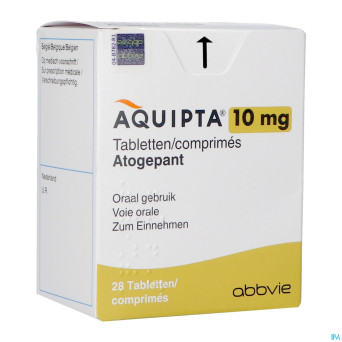 Aquipta 10mg comp 28