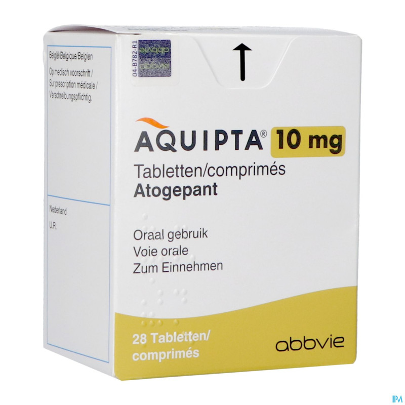 Aquipta 10mg comp 28
