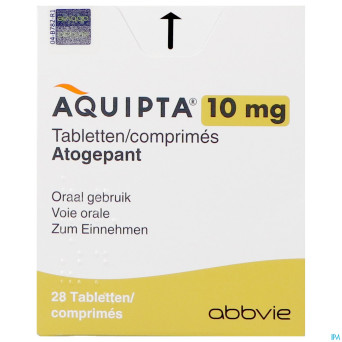 Aquipta 10mg comp 28