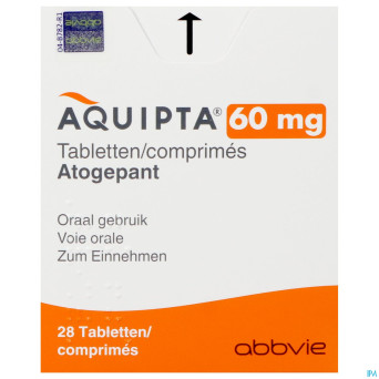 Aquipta 60mg comp 28