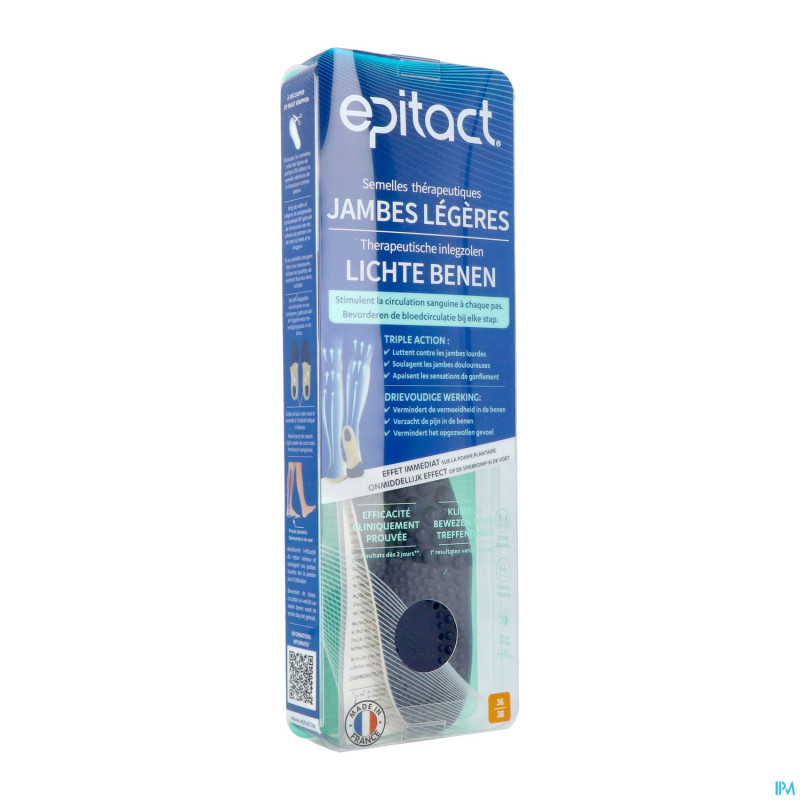 Epitact semelle therapeutique jambes legeres 36/38