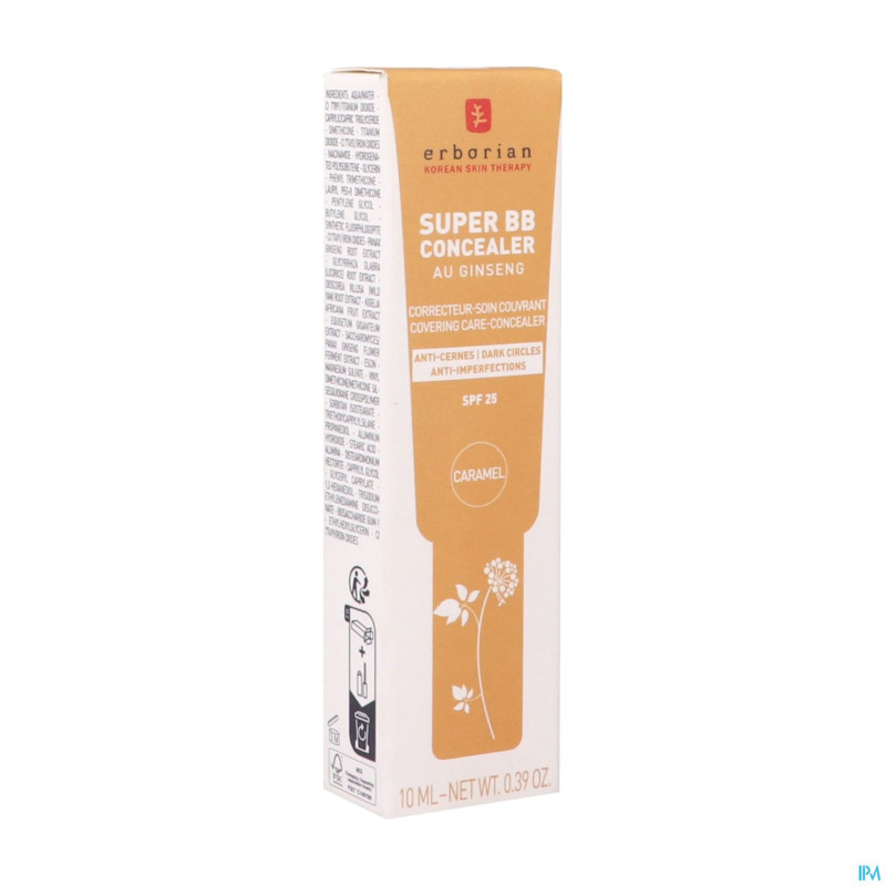 Erborian super bb concealer caramel 10ml