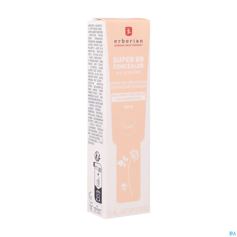 Erborian super bb concealer clair 10ml