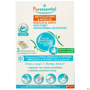 Puressentiel articulation cryo pure patch froid 3