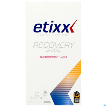 Etixx recovery shake raspberry-kiwi pdr 8x50g