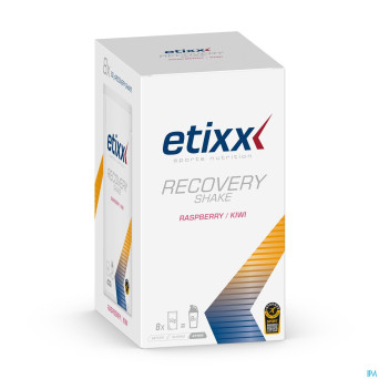 Etixx recovery shake raspberry-kiwi pdr 8x50g