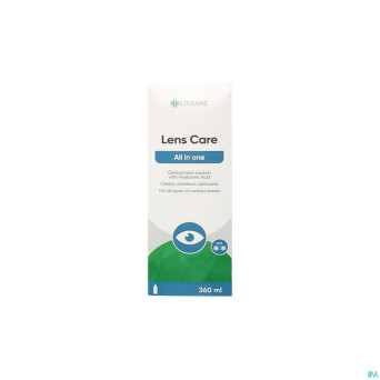 Livsane eyes lens care all in one 360ml + etui