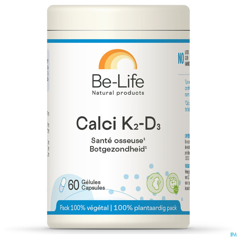 Calci k2 d3 be life caps 60 nf