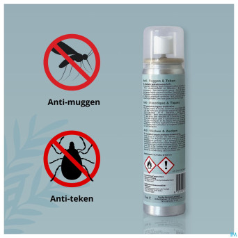 Sq spray a/insectes 0% deet 75ml