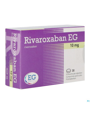 Rivaroxaban eg 10mg comp pell 30
