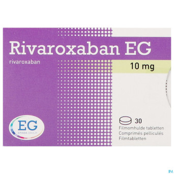 Rivaroxaban eg 10mg comp pell 30