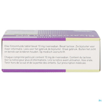 Rivaroxaban eg 10mg comp pell 30