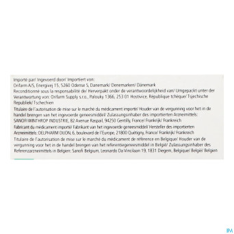 Solian 400mg orifarm comp 60 pip