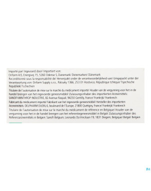 Solian 400mg orifarm comp 60 pip