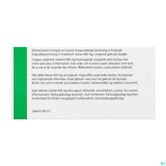 Solian 400mg orifarm comp 60 pip