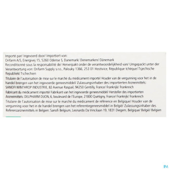 Solian 400mg orifarm comp 60 pip