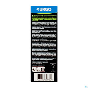Urgo creme cbd+ tube 50ml