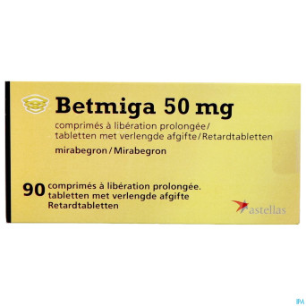 Betmiga 50mg orifarm comp 90