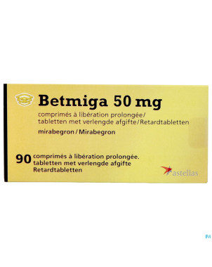 Betmiga 50mg orifarm comp 90