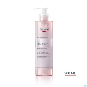 Eucerin gel nettoyant a/pigment 400ml