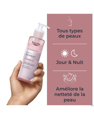 Eucerin gel nettoyant a/pigment 400ml