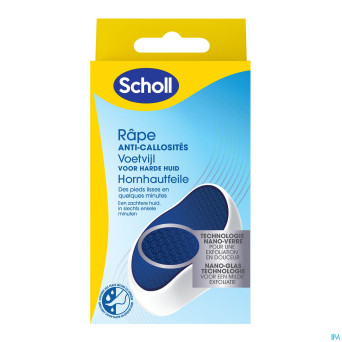 Scholl rape manuelle nano-glass