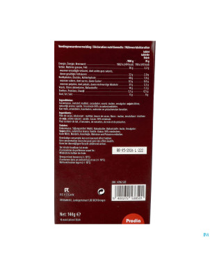 Prodia tablettes petit dej. choco noir144g revogan