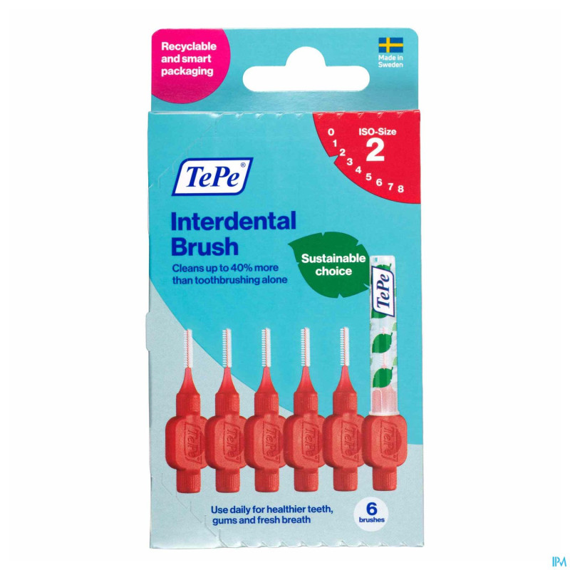 Tepe brossettes interdentaires orig.rouge 0,5mm 20