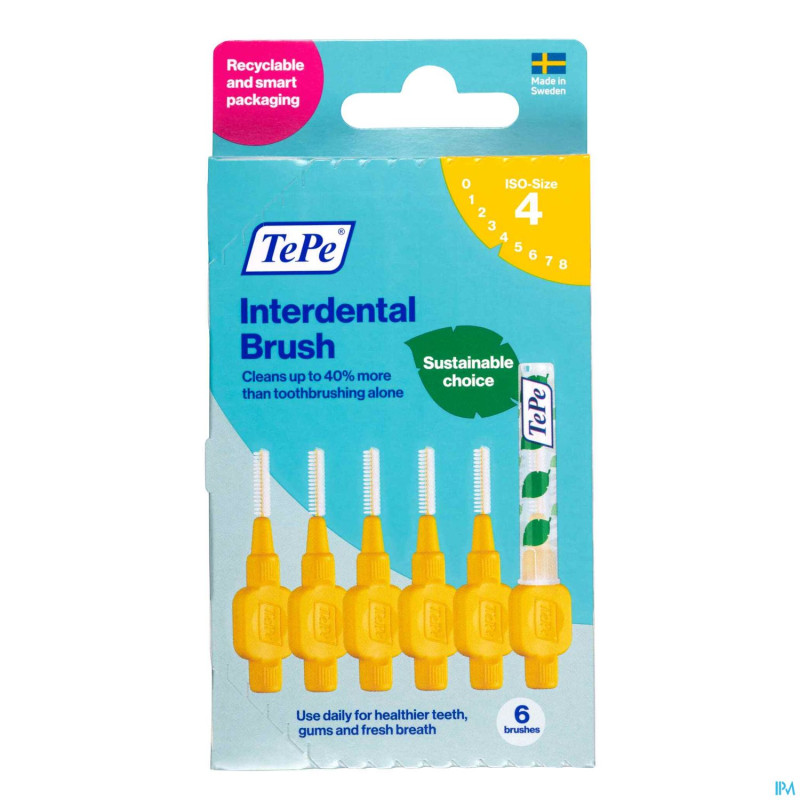 Tepe brossettes interdentaires orig.jaune 0,7mm 20