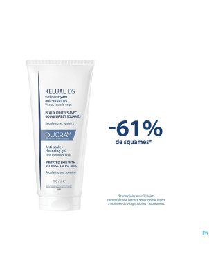 Ducray kelual ds gel nettoyant a/squam 200ml nf