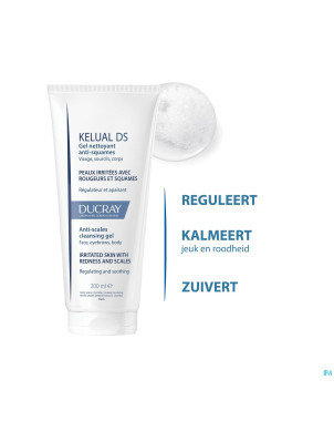 Ducray kelual ds gel nettoyant a/squam 200ml nf