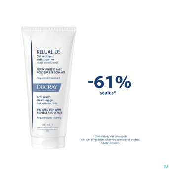 Ducray kelual ds gel nettoyant a/squam 200ml nf